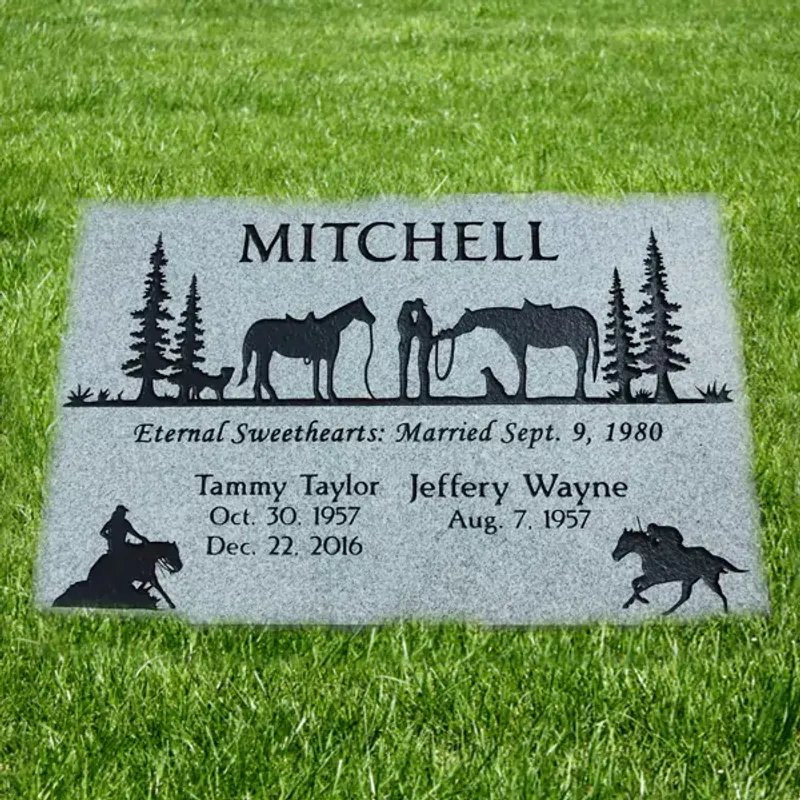 flat companion 2 by Utah Headstone Design