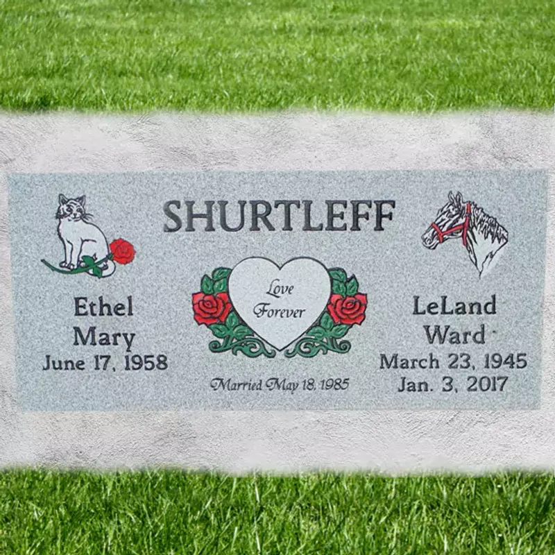 flat companion 3 by Utah Headstone Design