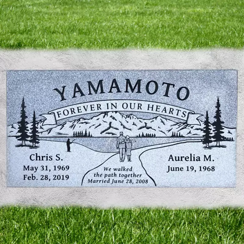 flat companion 4 by Utah Headstone Design