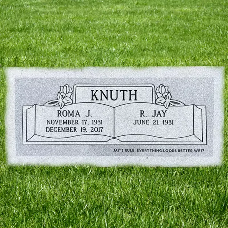 flat companion 6 by Utah Headstone Design