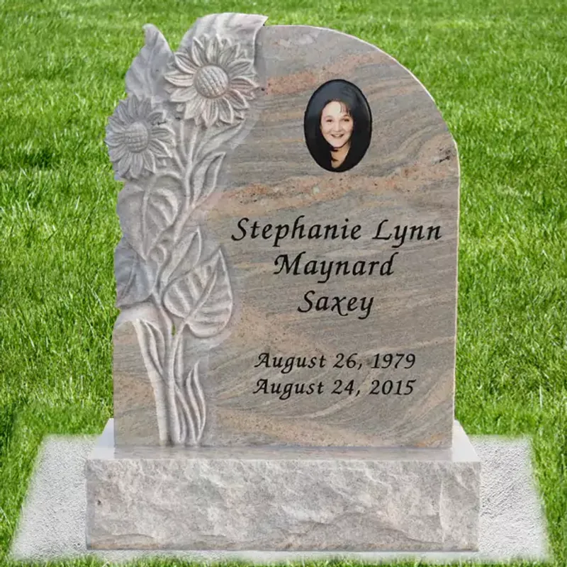 single monument 5 by Utah Headstone Design
